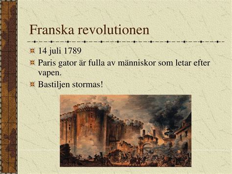 När var franska revolutionen
